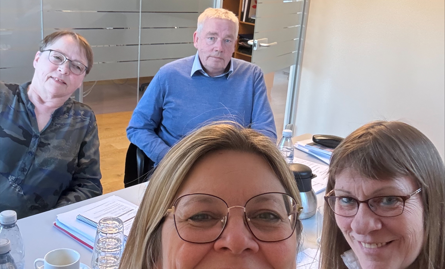 Forhandlingsudvalget for DMS Industri kort før forliget faldt på plads 